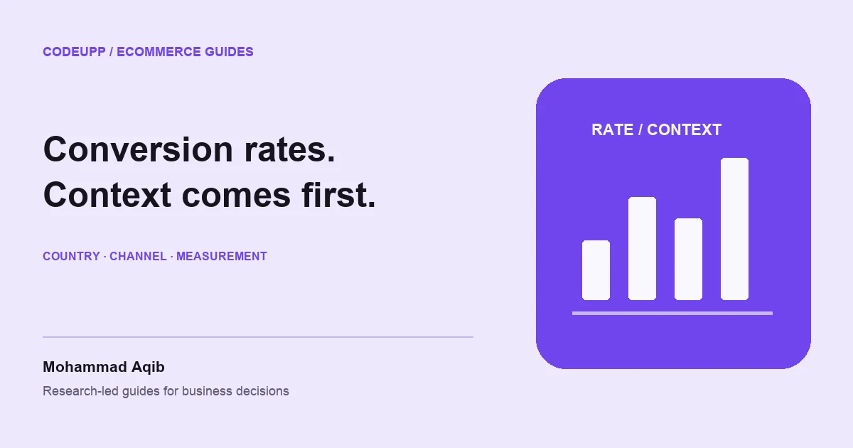 Lavender conversion benchmark guide showing segmented funnels and a clearly defined purchase rate