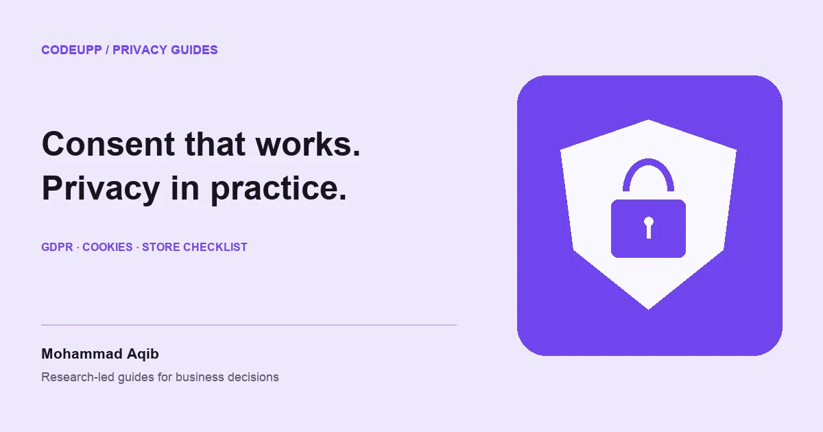 GDPR and Cookie Consent for Online Stores: A Practical Checklist for Denmark, Germany, France and the UK — illustrated CodeUpp guide