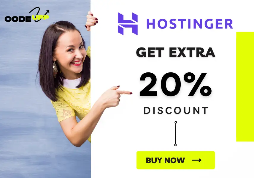 Get Extra 20% Discount on Hostinger